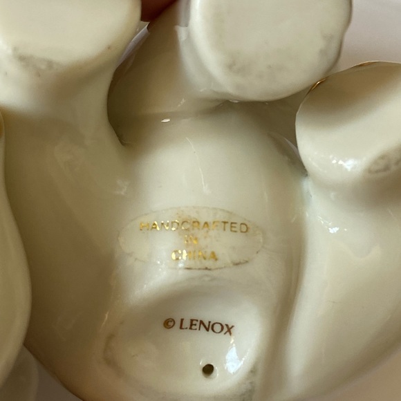 Set of 2 Vintage Lenox Baby Elephant Figurines - Picture 12 of 16